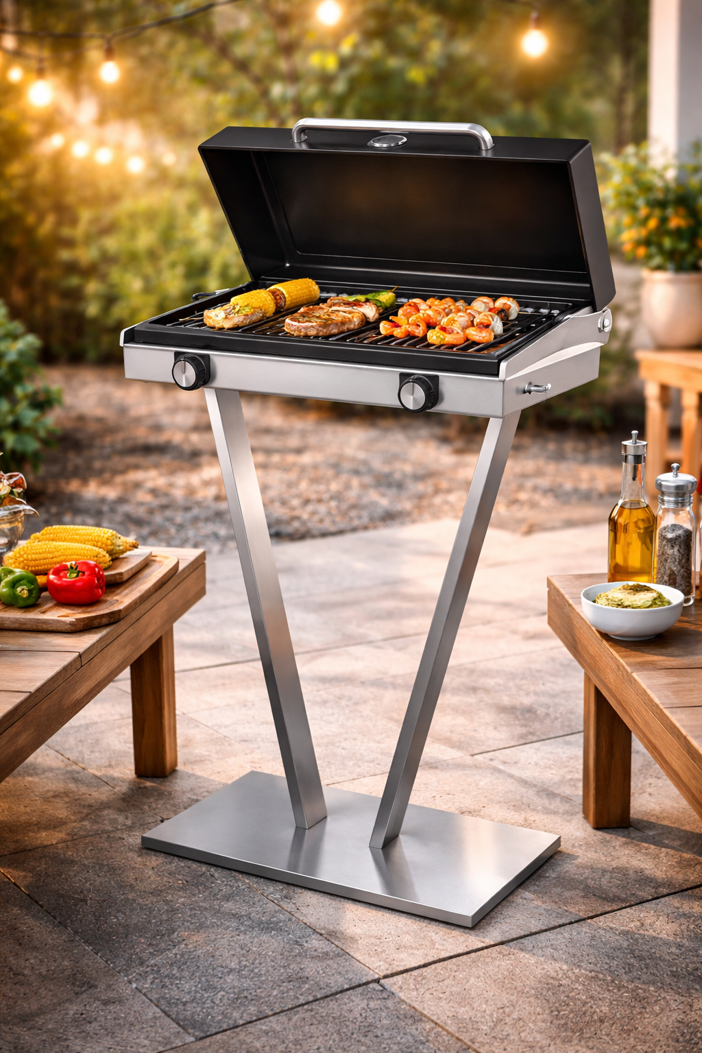 Kalorik TKG EBBQ 1002 L Elektrogrill BBQ Tischgrill